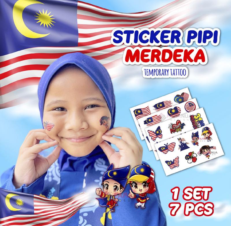 STICKER PIPI MERDEKA ,TEMPORARY TATTOO STICKER, - TikTok Shop Malaysia