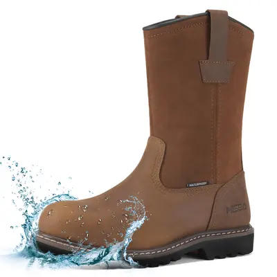 Brazos men's wellington work boots hotsell