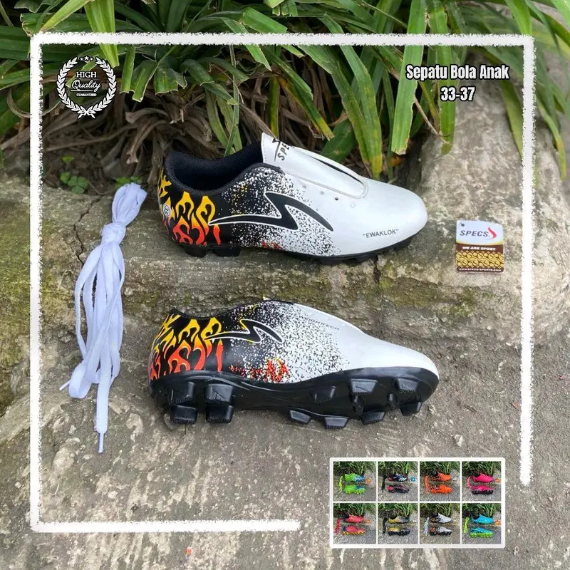 Sepatu Bola Sepak Anak Anak Sekolah Dasar SSB Termurah Size 33-37 Sepatu Bola Anak Laki Laki Kekinian Terbaru 5