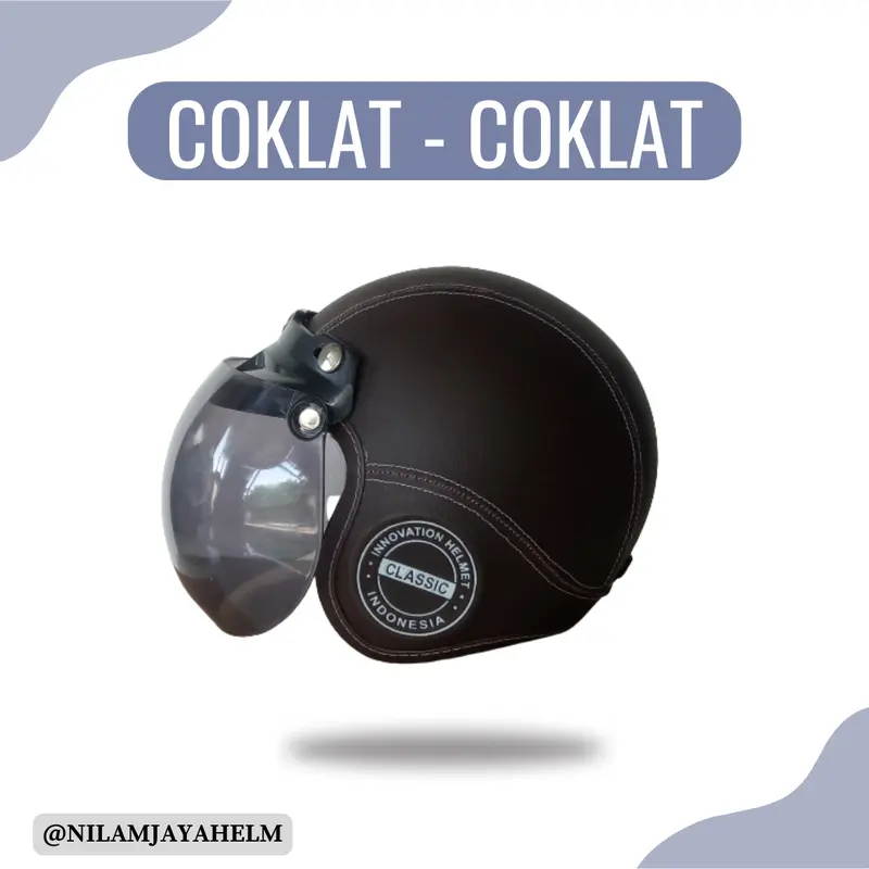 HELM ANAK BOGO coklat - coklat Helm Sepeda 4