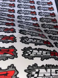 STIKER NGR - NGAWI GARAGE RUSDI - Premium bahan vinyl tidak pudar tahan air
