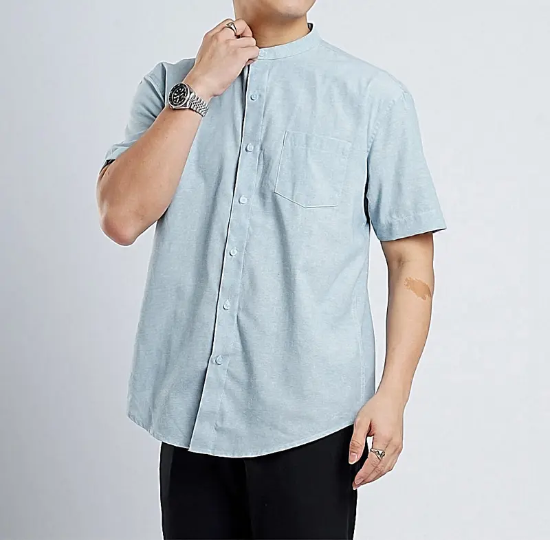 Koko Pria Lengan Pendek Polos Simple Perfect Bahan Katun Best Seller Premium 5