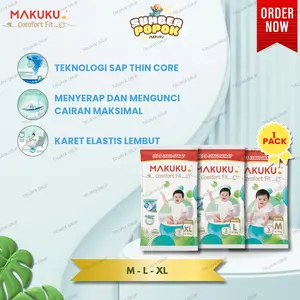 Promo Murah Makuku Comfort Fit Renceng {M12, L12, XL12} Nyaman, Lembut, Anti Ruam, & Anti Gumpal, { Harga Murah }