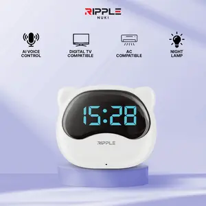 [ NEW ] Ripple NUKI Smart AI AC Remote TV AC Alarm Night Lamp Smart air conditioner remote control