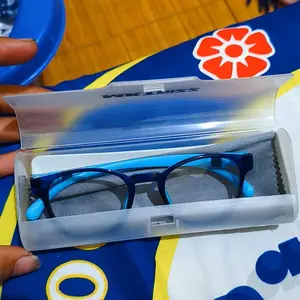 MKTRIZZ Kacamata Anak Photochromic Anti Blue Light - Untuk Main Gadget & Aktivitas Outdoor, Super Ringan 14g, Bisa Untuk Lensa Minus. Cocok Usia 3-10 Th. Gratis Kotak dan Bonus Sticker Karakter!-101S