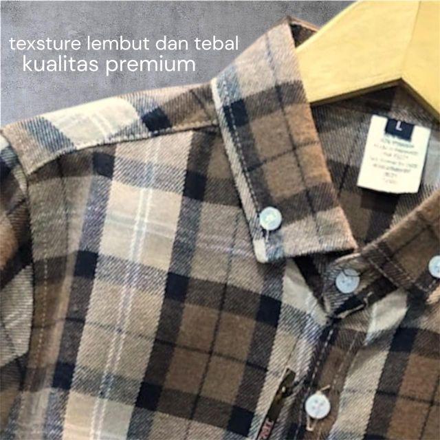 ROOE YARA KIDS & JUNIOR Kemeja Flanel Anak Usia 1-12 Tahun Lengan Panjang Size M L XL 2XL dan 3XL Best Seller Fashion anak motif  Kotak-Kotak