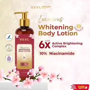 [EXCLUSIVE LIVE] VAVL Luxurious Tone Up Body Lotion Whitening -  6X Active Brightening Complex  Mencerahkan Tubuh Wangi