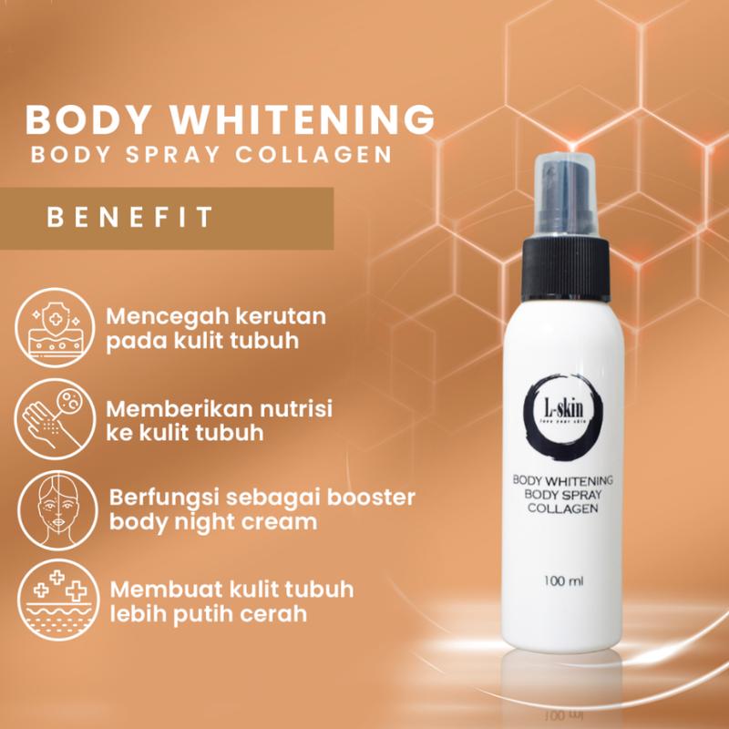 Lskin | L skin | lskin Paket Badan x Uskinlab |  Lskin Paket Body care Whitening Uskinlab Aman Halal BPOM 4
