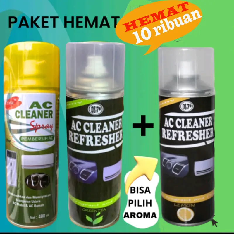 PAKET 2 AROMA PLUS 1 AC CLEANER EKSTRA HEMAT Car 2