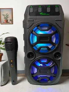 Speaker Bluetooth Karaoke TONIES-666 Free Microphone Speaker Fullbass