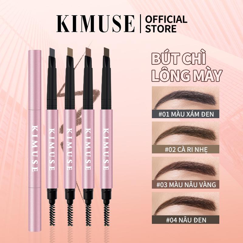 Kimuse - hình xăm lông mày không thấm nước, bút chì, 4 màu, Etude