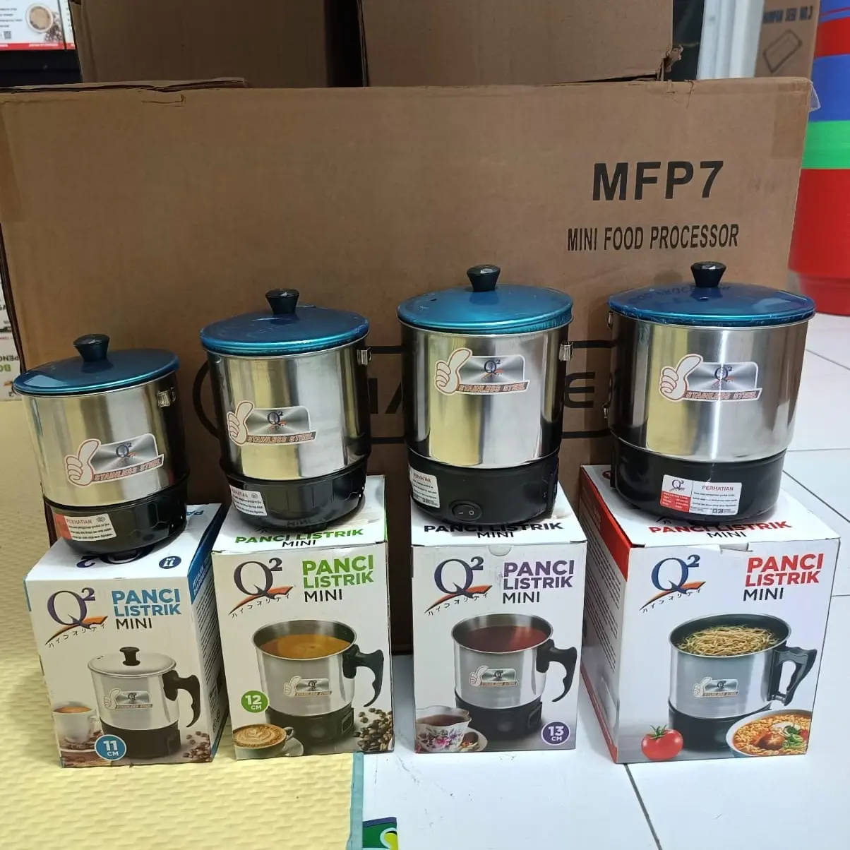 MUG Elektrik /MUG Listrik/Pemanas Air/Pemanas Makanan Q2.11,12,13,15CM