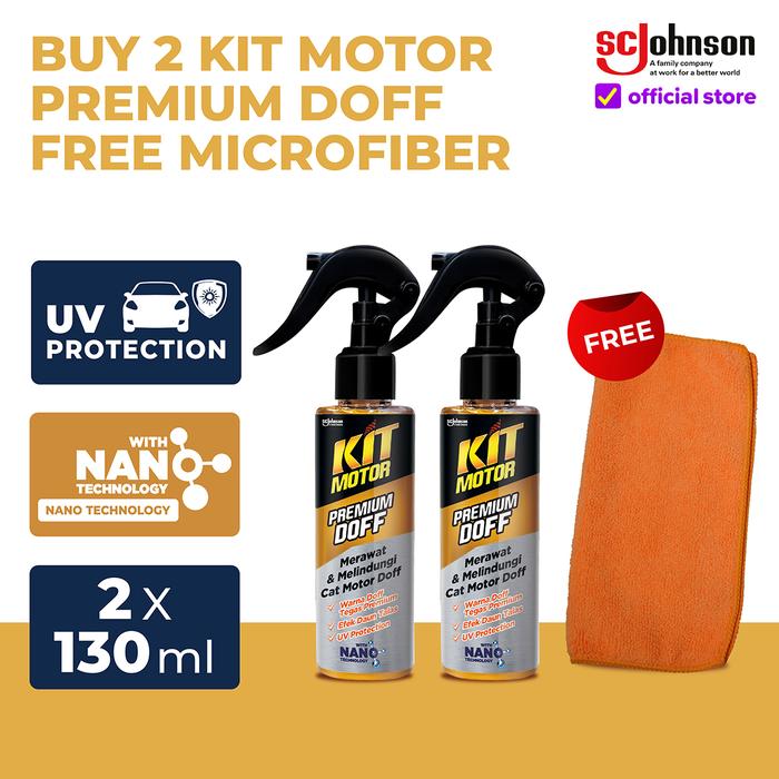 Gambar Buy 2 KIT Motor Premium Doff 130ml FREE Microfiber dari KIT Autocare Kota Tangerang Tokopedia