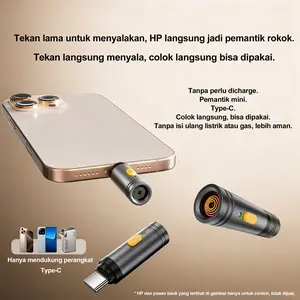 XUNDD Type-C Cigarette Lighter Mini Windproof Plug and Play Energy saving and Safe Car and Home Portable Lighter