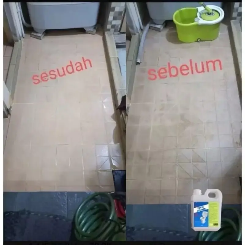 SONIC Toilet Cleaner pembersih kerak toilet keset kamar Pembersih Noda Kerak Toilet Kloset 1 Liter Produk 100% original ampuh Pembersih Kerak Toilet Kemasan 1 Liter / Keramik / Kran / Stainless / Kloset / Cairan Ajaib By Sonic Shower 5