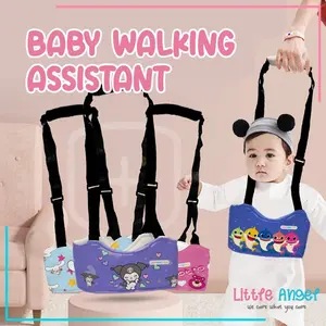 Baby Walking Assistant Baby Walker Belt Sabuk Pengaman Alat Bantu Jalan Bayi Import blue pink Child