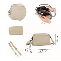 Gambar GlowShe ANTHA BAG  | Clutch wanita Tas Selempang Wanita Premium Women Sling Bag Shoulder Bag - Dark Brown dari GlowShe Bags Kab. Sidoarjo 3 Tokopedia