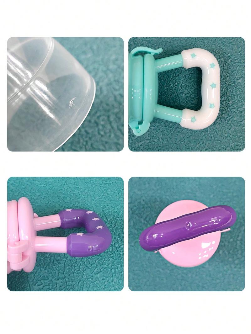 Product Introduction of Newborn gift--fruit complementary food chewable silicone mesh bag, soft and elastic texture, baby fruit and vegetable feeding utensils can be chewed, baby fruit complementary food dispenser, anti suffocation 9