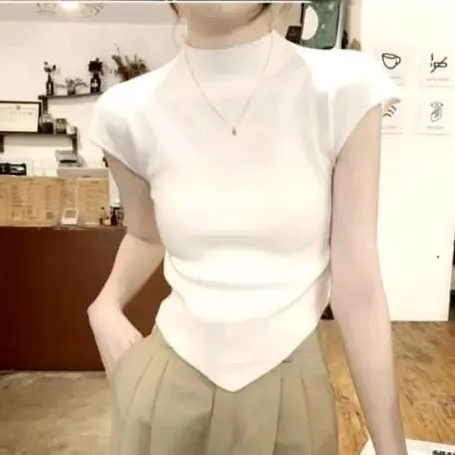 Alicia Crop Knit / Atasan Wanita Korea #Hello Mischa 6