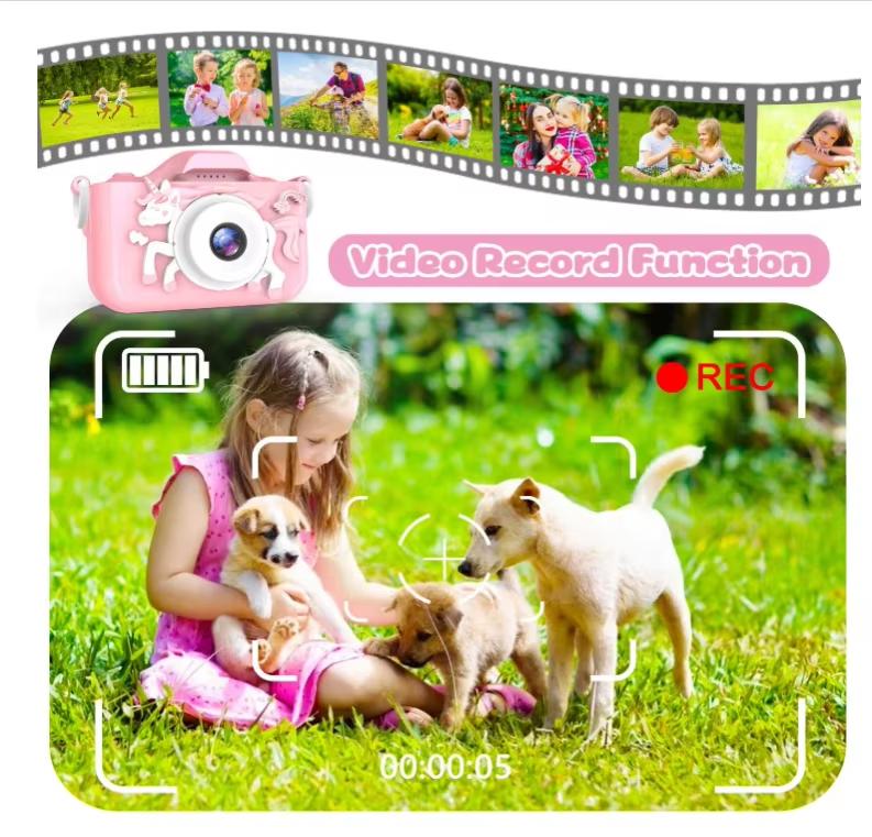 Kamera Digital Mini Kartun Lucu 1080P HD untuk Anak dan Balita - Camera 7