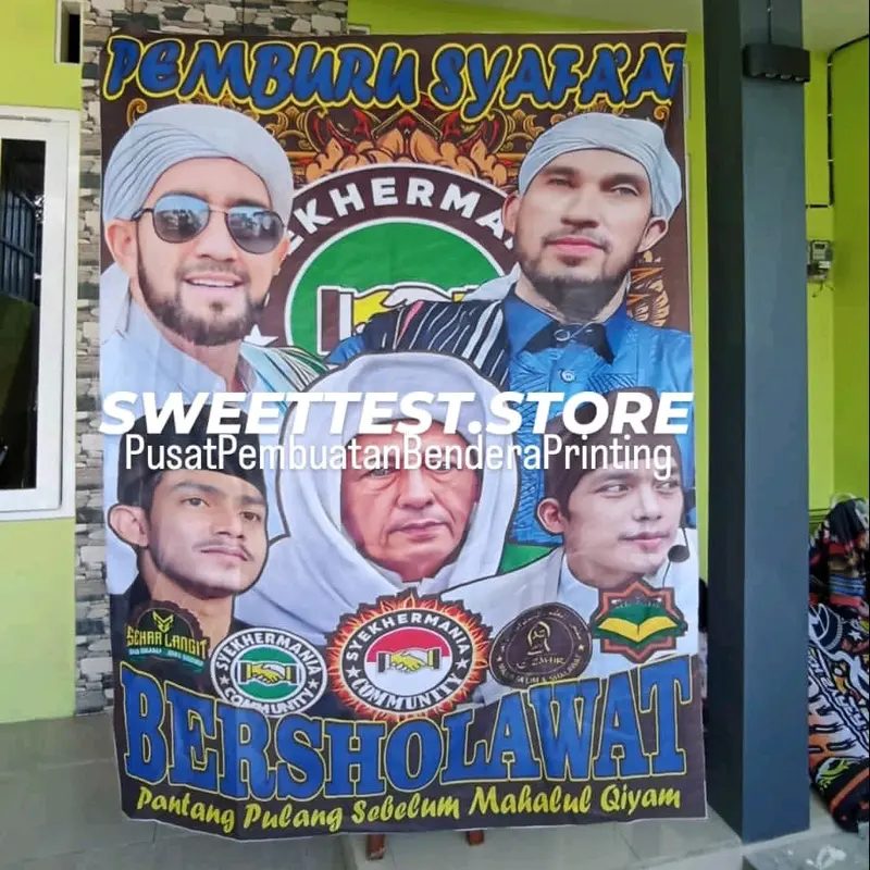BENDERA HABIB, BENDERA SYEKHERMANIA FULL PRINTING, MINIFLAG SYEKHERMANIA, TKTDW STORE BENDERA MURAH, FLAGSTORE, FLAG STORE MURAH 0