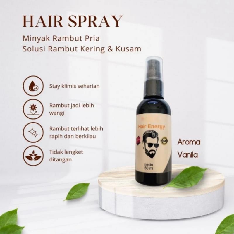 Beli 1 Gratis 1 Parfum Rambut Hair Energy 60Ml - Atasi Bau Tak Sedap & Perawatan Rambut 2