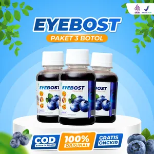 [3 BOTOL MADU EYEBOST] - MEMELIHARA KESEHATAN MATA BANTU MASALAH MATA minus LELAH/MIN/PLUS/Merah DLL supplements suplemen vitamin