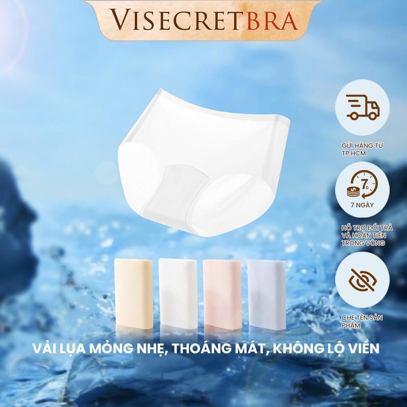 Quần Lót Quần Trong Nữ Su Thạch Siêu Mỏng Không Viền Không Đường May Có Lớp Cotton Kháng Khuẩn Co Giãn -- VN2405019K