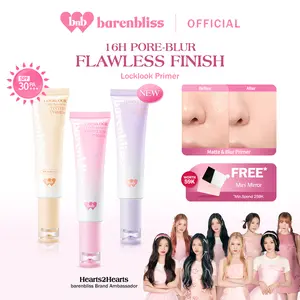 【BEST SELLING】 BNB barenbliss Locklook Primer | Silky Flawless Tinted Primer, Hydra Smooth Poreless Primer, & Matte & Blur Primer  | Tahan Hingga 16 Jam