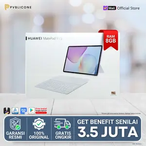 HUAWEI MatePad 11.5” New 8/128GB Standard Edition Tablet | WPS Office 3.0 Tingkat PC Eksklusif | 10,100 mAh 40W