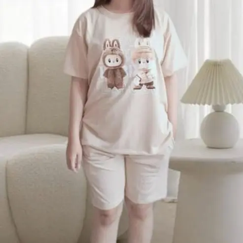 SETELAN PENDEK LD 110 WANITA BAHAN BABYTERRY
