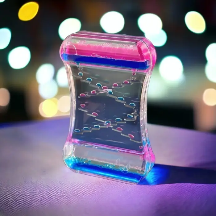 GOOD HOME Dekorasi Tangga Art Estetik ( 14 cm tinggi ) Jam Pasir Bubble Motif Hati Love