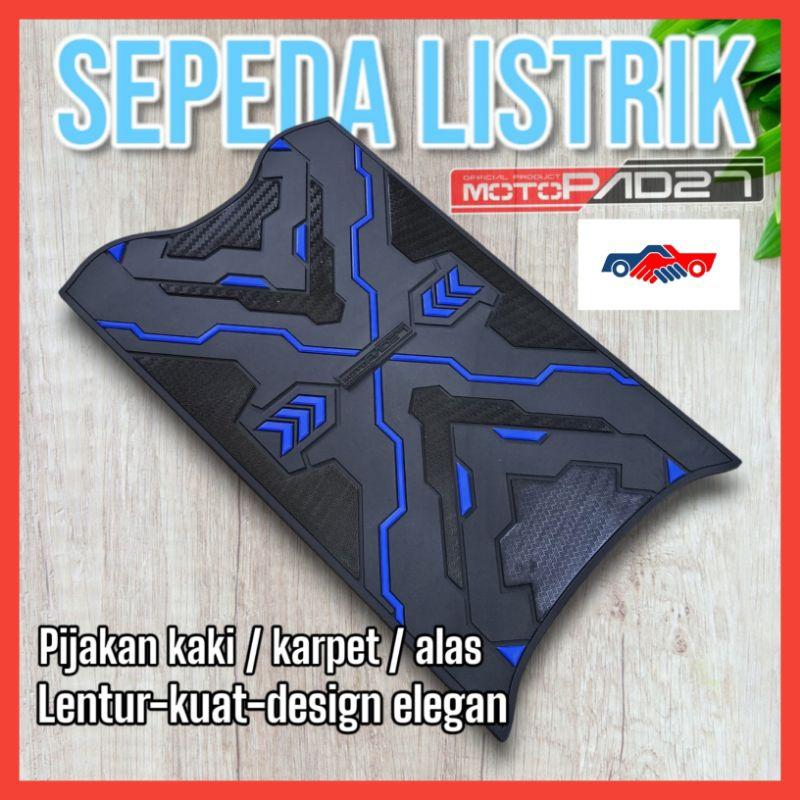 Karpet pijakan kaki sepeda listrik UNWIFLY EXOTIC T3 Pro motopad27 alas  pijak Outdoor 5