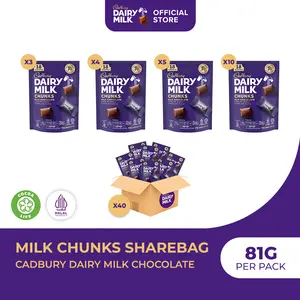 Cadbury Cokelat Dairy Milk Mini Bites Sharebag - Snack / Camilan / Cokelat Susu