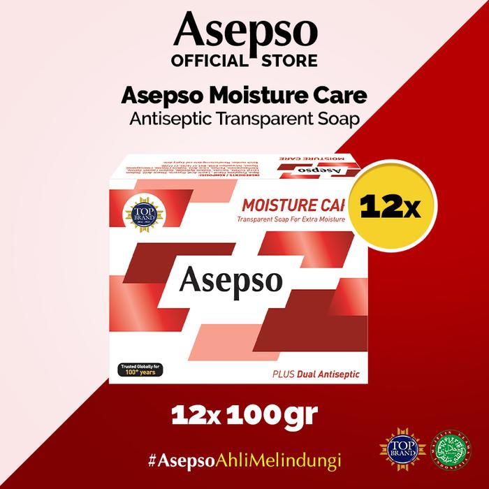 Gambar ASEPSO BUNDLING 12 PCS Sabun Moisture Care - 100gr dari Asepso.id Kota Administrasi Jakarta Barat Tokopedia