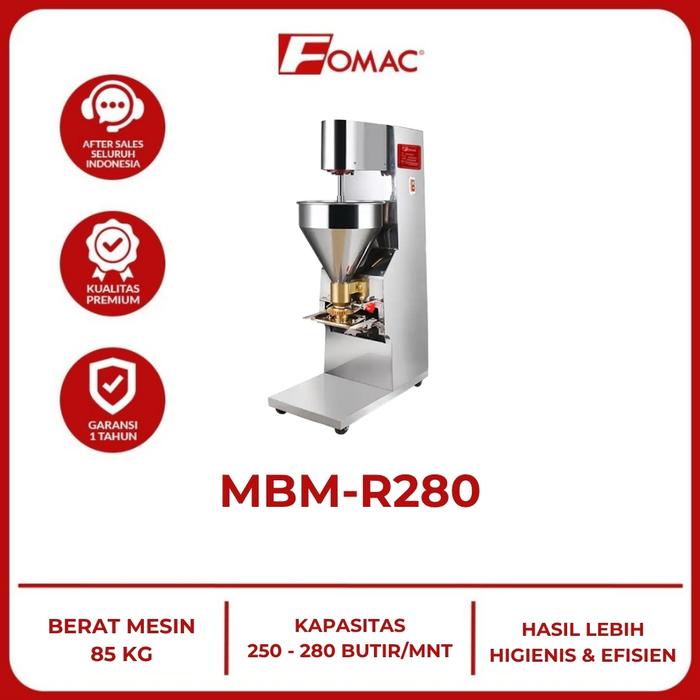 Gambar FOMAC Mesin Pencetak Bakso MBM-R280 Meatball Maker Mencetak Bakso Dengan 4 Ukuran dari FOMAC POWERPACK Kota Bekasi Tokopedia