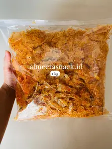 kripca/pikca/keripik kaca pedas daun jeruk bumbu melimpah 1kg 500gram 200gram Food Snacks Kripik