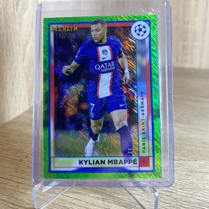 Topps Merlin Green Shimmer Kylian Mbappe /399
