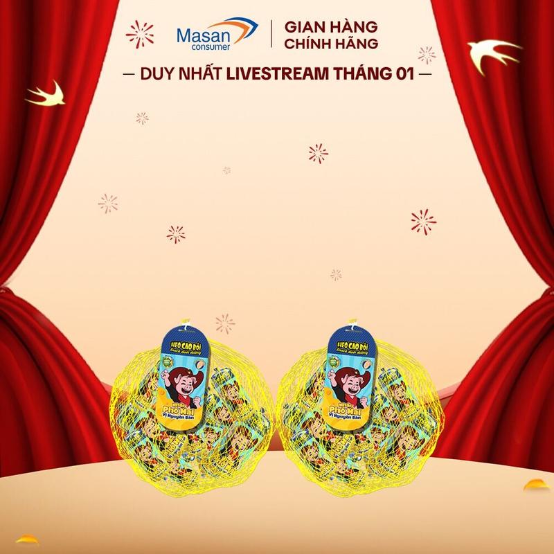 Combo 2 xúc xích Heo Cao Bồi phô mai phô mai vị bắp dạng túi