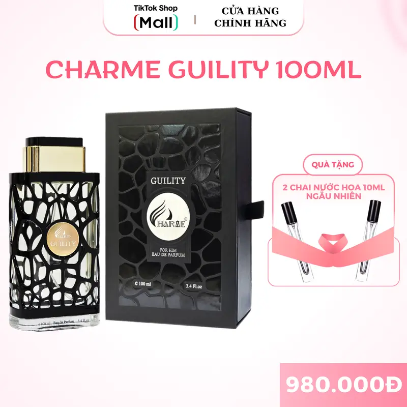 Nước Hoa Charme Guility 100ml - Phiên BẢn Nâng Cấp [Kèm 2 Chai Nước Hoa 10ml] - Phiên Bản Thường [Kèm 1 Chai Nước Hoa 10ml] 2