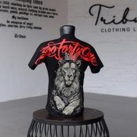 Gambar KAOSBOS.ID -  Kaos Pria Lengan Pendek Premium Heavyweight T-Shirt Combed Tebal Dingin - Hitam Cakar Singa, S dari KAOSBOSID Kota Tasikmalaya 4 Tokopedia