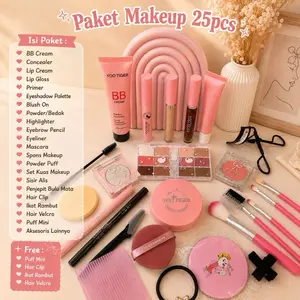 PAKET HEMAT SET MAKE UP BEAUTY 25 PCS TERMURAH BERKUALITAS