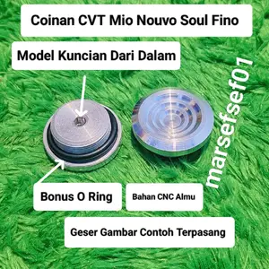 Coinan Coin CVT Mio Nouvo Mio Sporty Mio Soul Fino Mio Smile CNC Almu Tebal Coinan Koin Bak CVT YAMAHA Motor Motorcycle Kunci