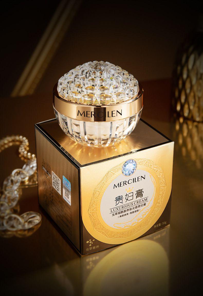 Product Introduction of Moncylan-cordyceps nicotinamide for Lady Cream Firming Anti-Wrinkle Cream Moisturizing Tender Skin Concealer Brightening Lazy Skin Toning Cream 8