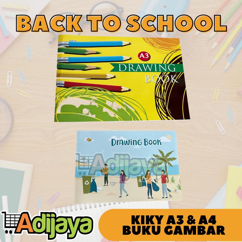 (SATUAN) BUKU GAMBAR ALL MERK SIDU / KIKY / VISION / GLATIK KEMBAR / ALL STAR 5
