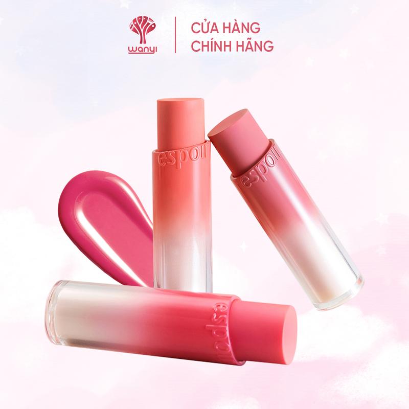 Son Thỏi Bóng Dưỡng Ẩm Espoir Nowear Lip Balming Glow 3gr