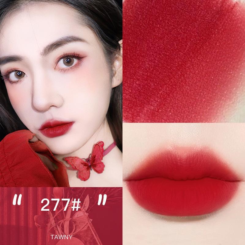 NOVO Velvet Matte Jelly Lip Mud Lip Cream Lip Glaze Waterproof Moisturizing Smooth Lip Gloss Lip Tint Lips Makeup 6