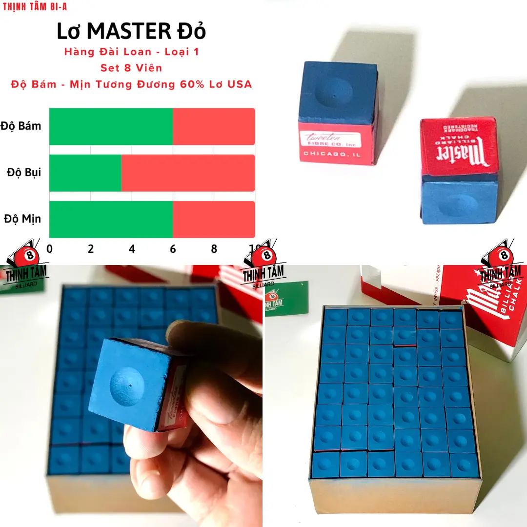 Set 8 Viên Lơ ĐL1 Đỏ