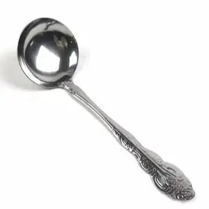COD Keuntungan 【Stok terbatas】Kemasan hadiah、Sendok Sop Stainless / Centong Kuah / Centong Sup / Sendok Sayur Stainless Polos/centong Kitchenware/Stok terbatas