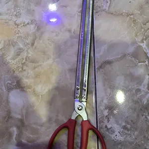 Gunting Capit Kepiting Belut Ikan Udang Seafood Serbaguna Crab Tong Stainless Steel Gagang Plastik